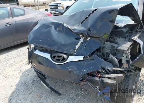 2012 Hyundai Veloster Base W/Red/Black from USA, damaged, VIN KMHTC6AD5CU059904